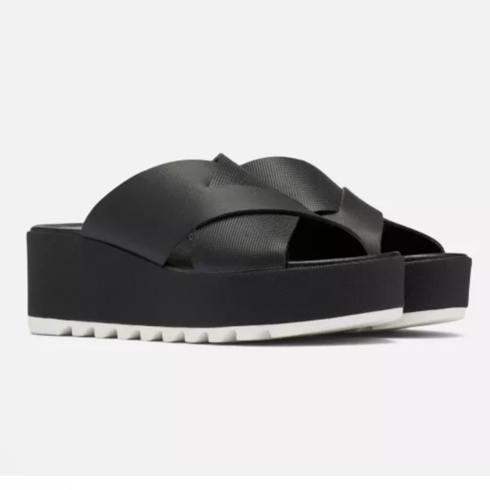 Women's Black Platform Sandals